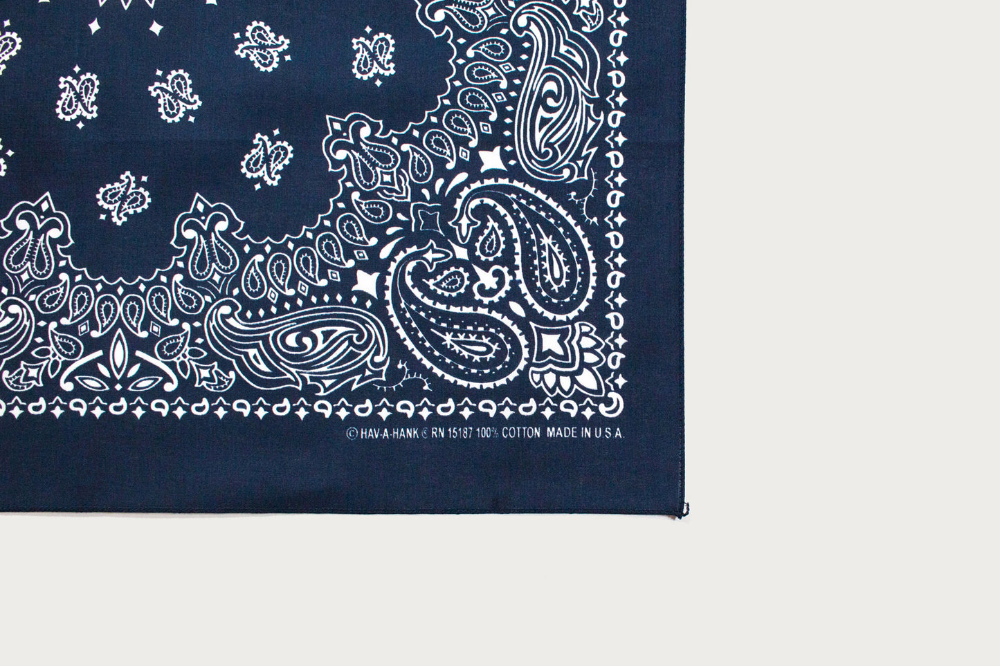 Hav-A-Hank Paisley Bandana - Navy