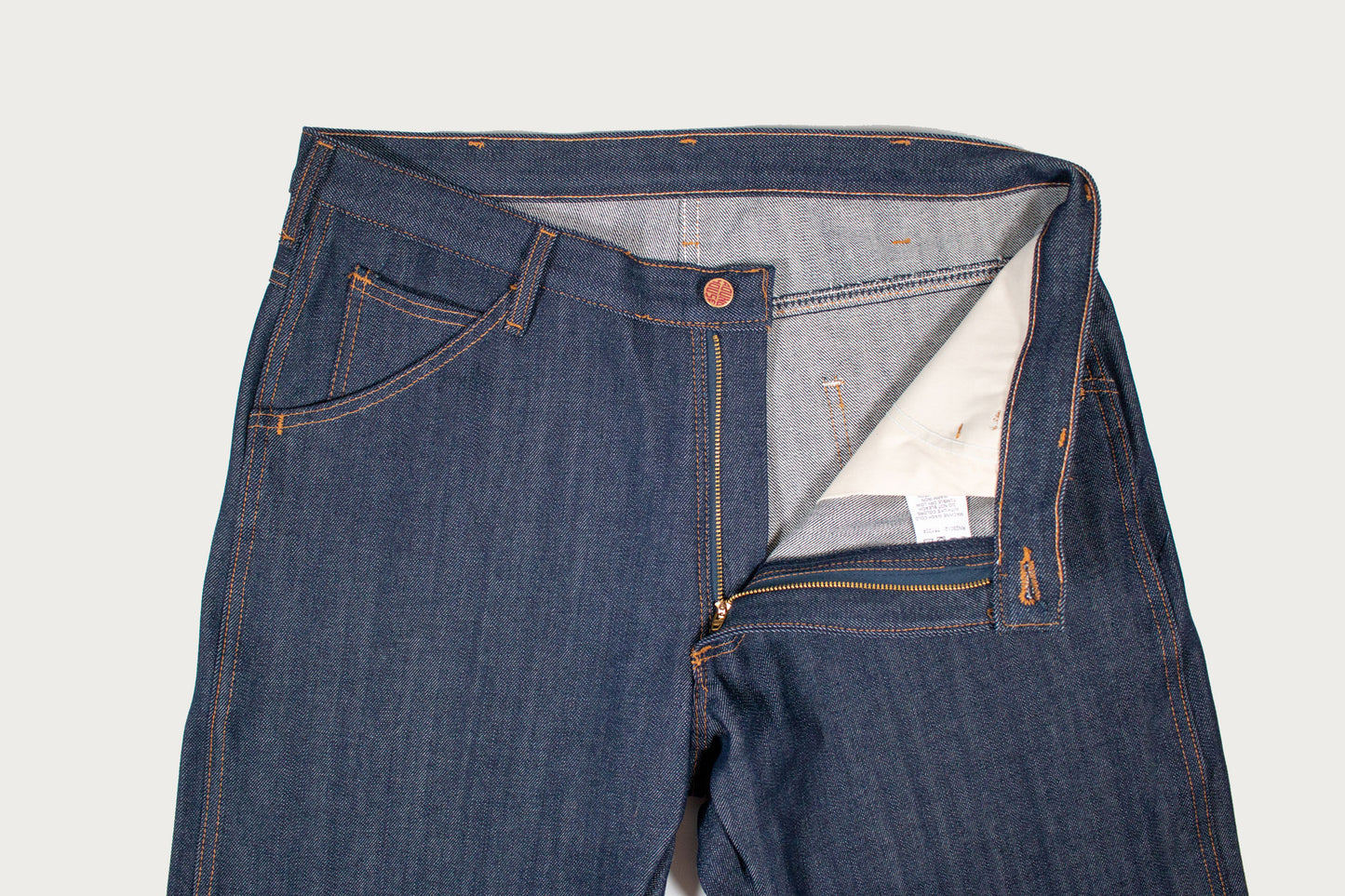 Round House Lot 147 Straight Fit Raw Denim Jeans - Indigo