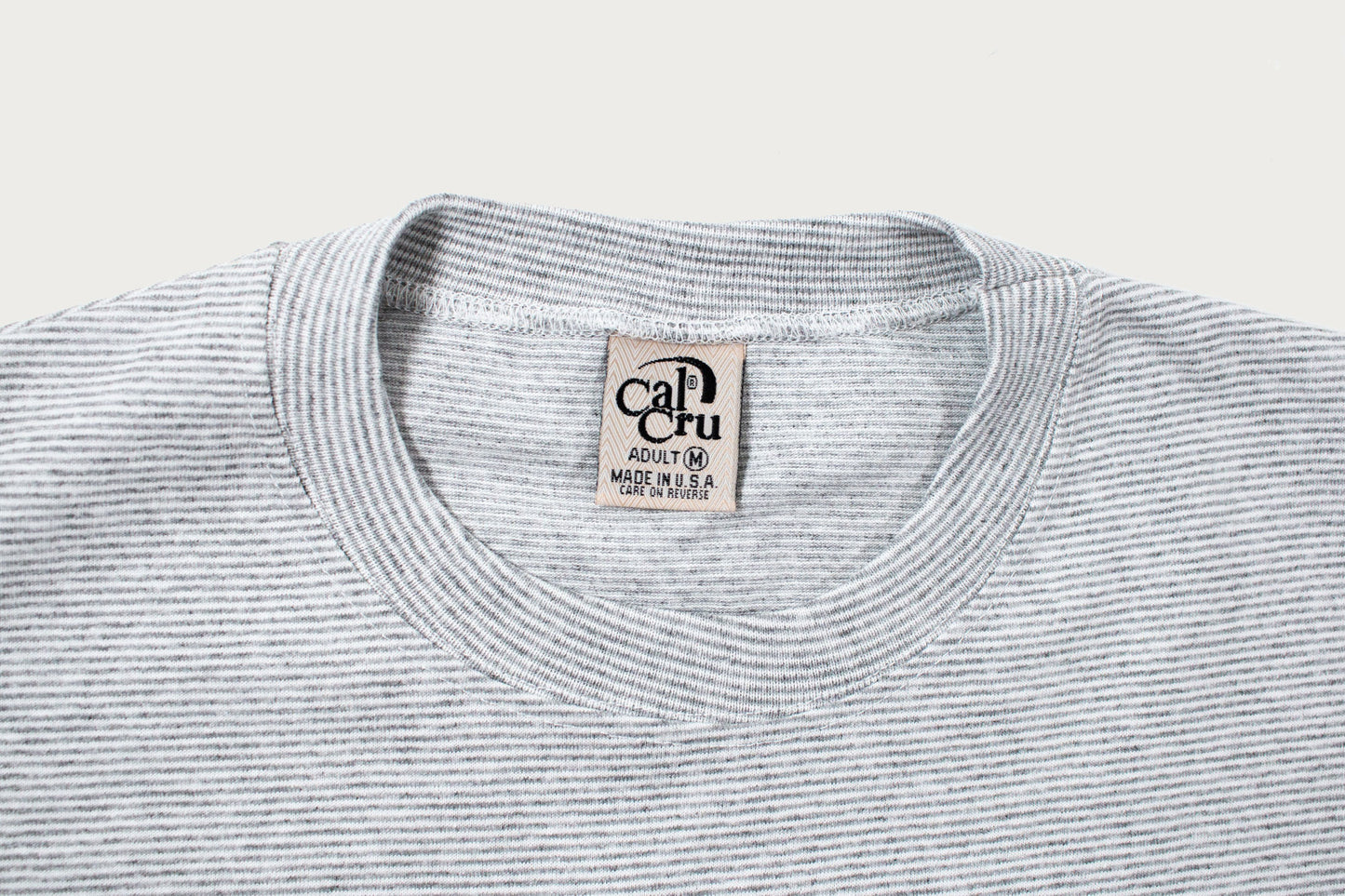 CalCru Microstripe Tee - Ash