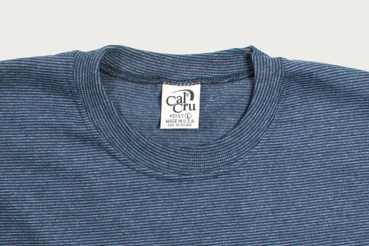 CalCru Microstripe Tee - Navy