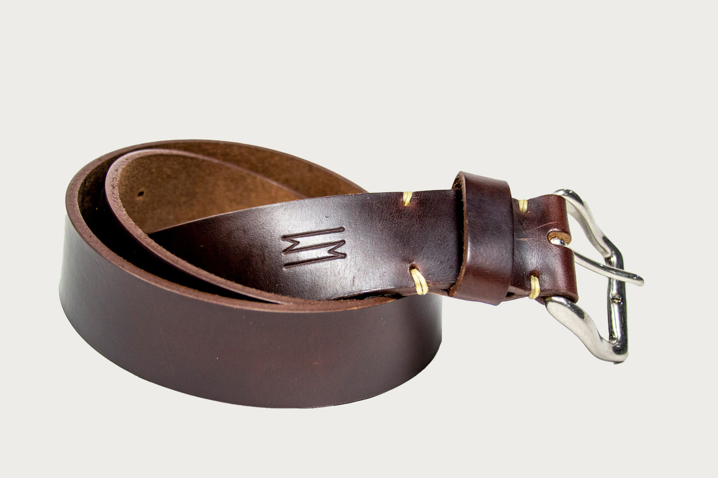 Waltzing Matilda Unisex Belt—Brown Chromexcel