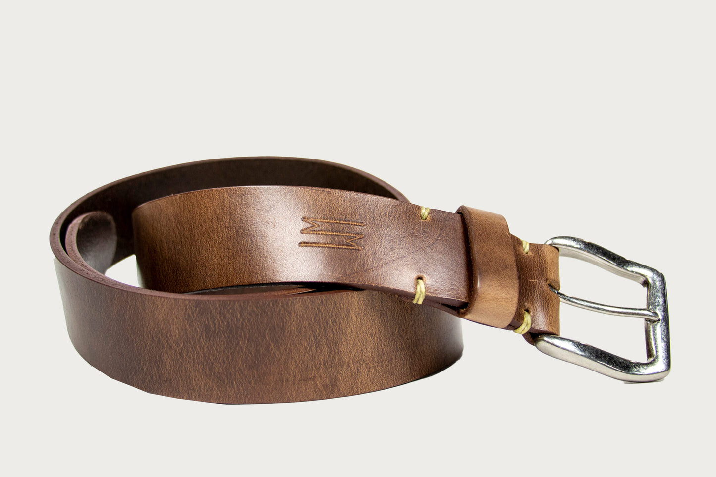 Waltzing Matilda Unisex Belt—Natural Chromexcel