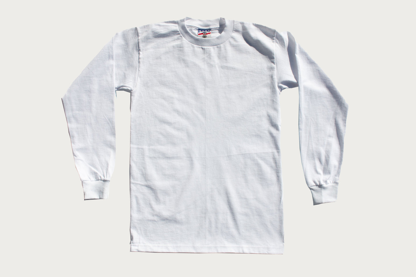 The Teamster Tee - Long-Sleeve White