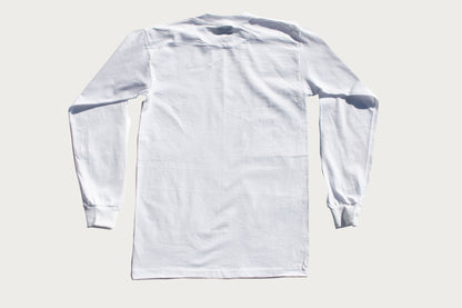 The Teamster Tee - Long-Sleeve White